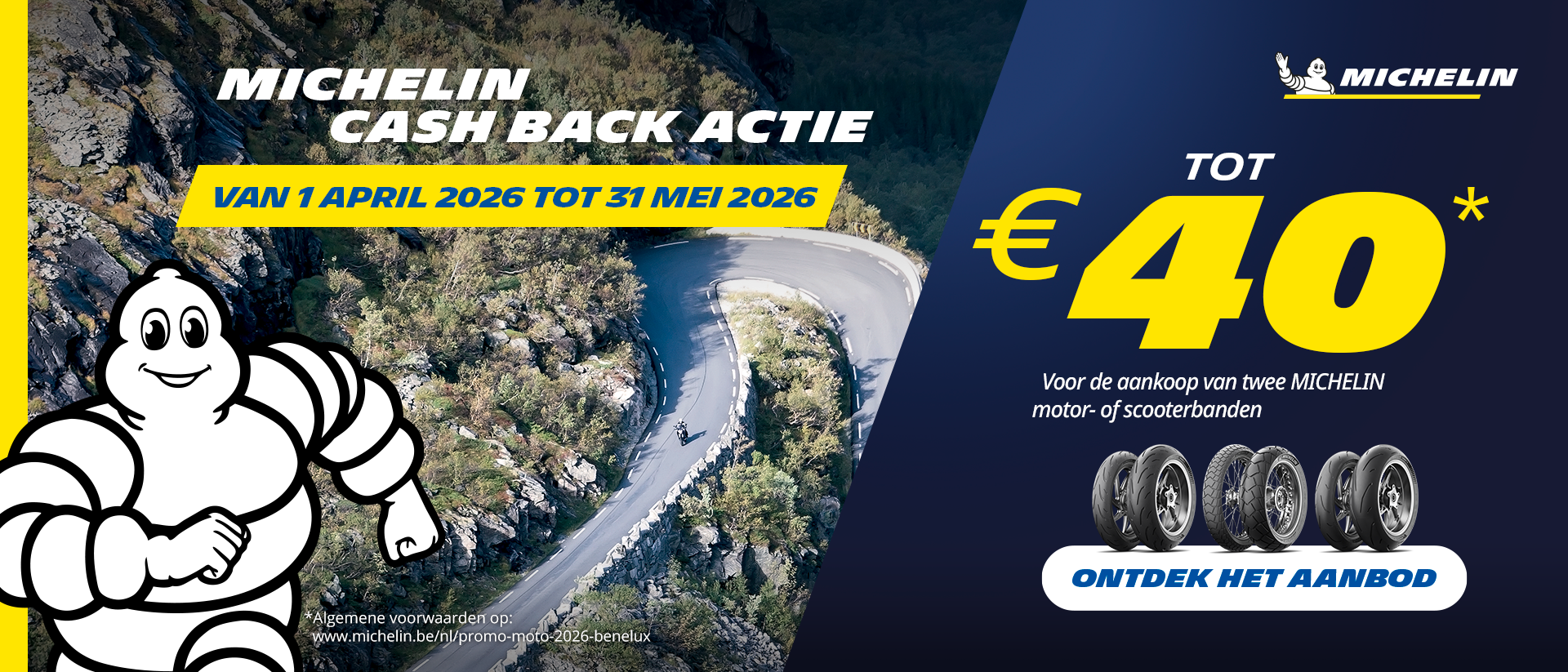 Michelin cash back actie