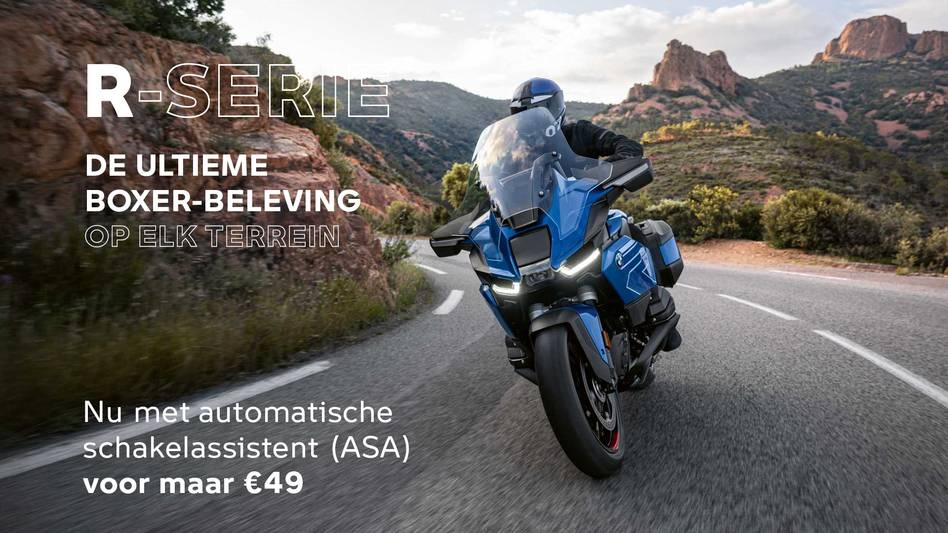 BMW New Ride Deals - ASA voor 49 euro bij R 1300 modellen