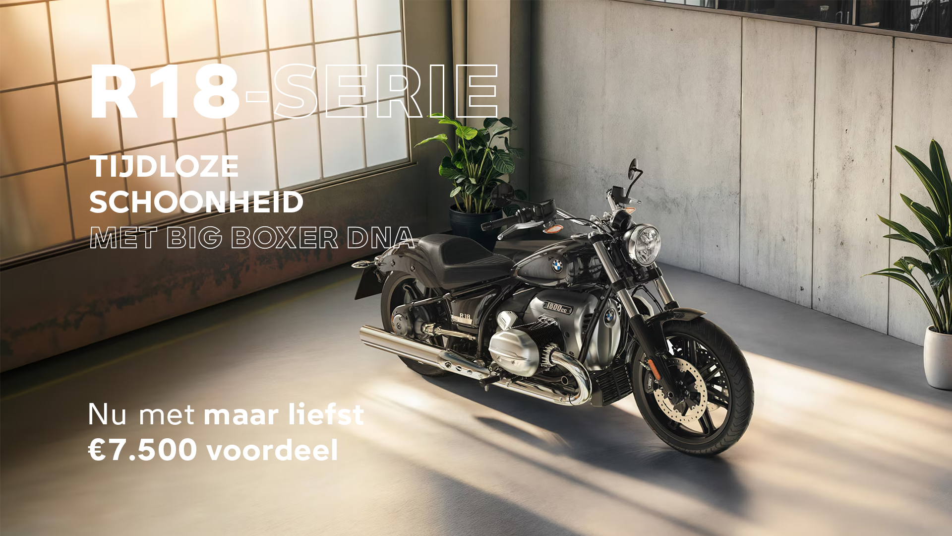 BMW New Ride Deals - R 18 Modellen nu met 7500 euro voordeel